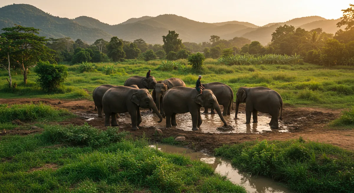 Ethical Elephant Sanctuaries Near Patong, Thailand