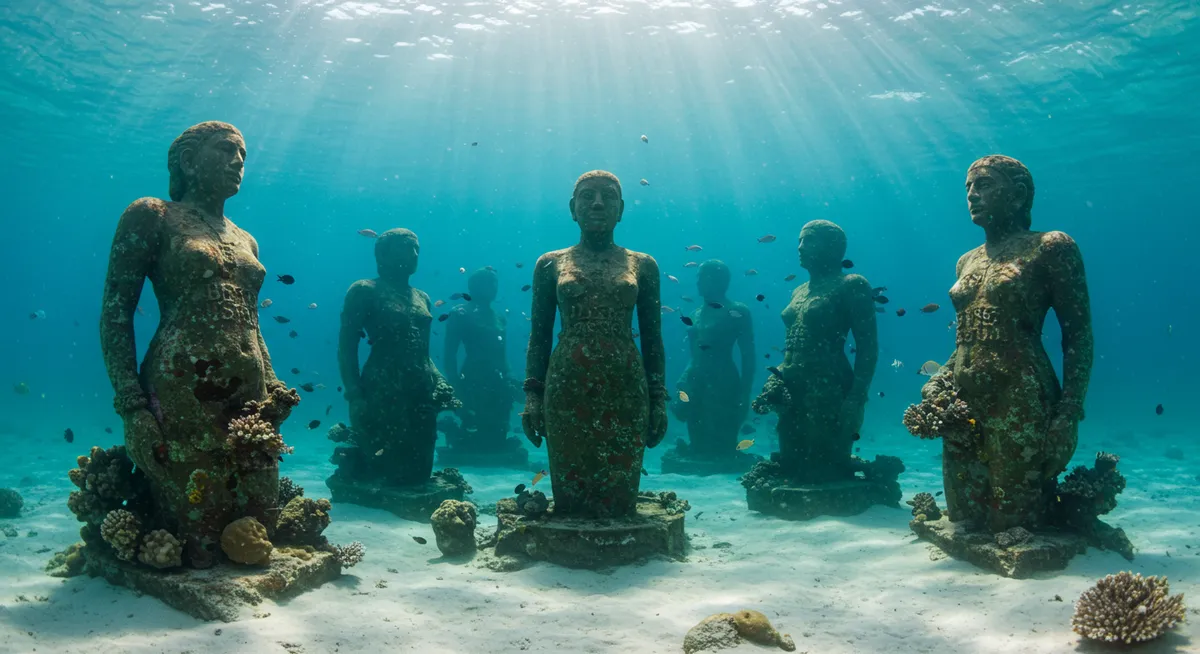 Gili Air Underwater Statues (Bask Nest) Guide