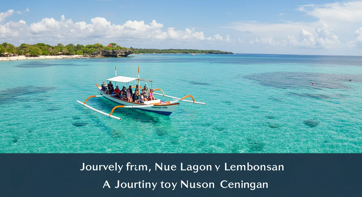 How to Visit Blue Lagoon Nusa Ceningan from Lembongan