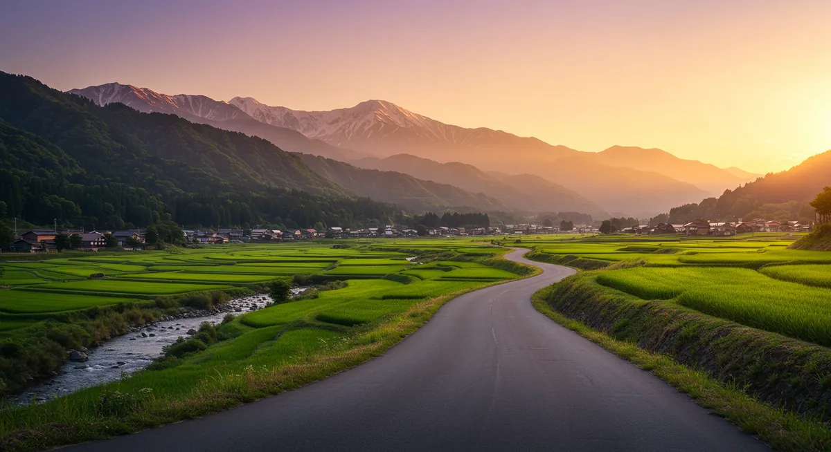 Scenic Drives Near Takayama, Japan