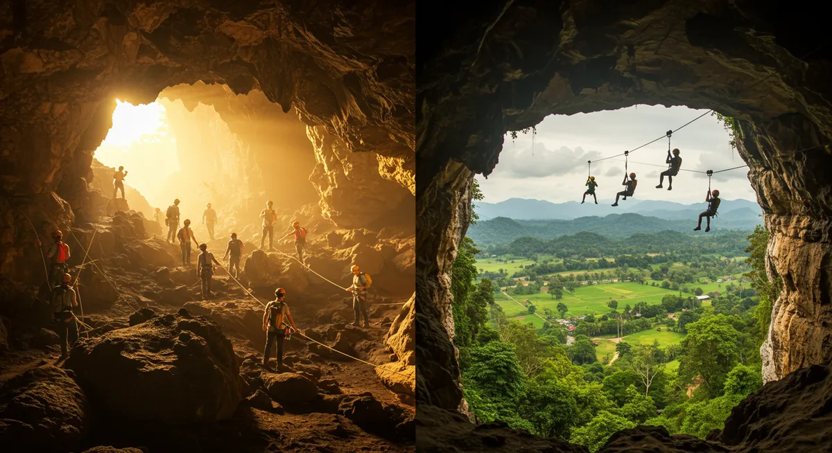 Ugong Rock Caving & Zipline Adventures